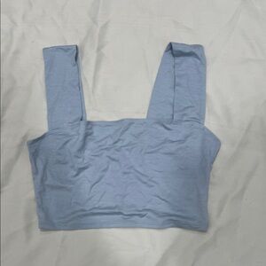 Reformation Rola Blue Hue Square Crop Tank